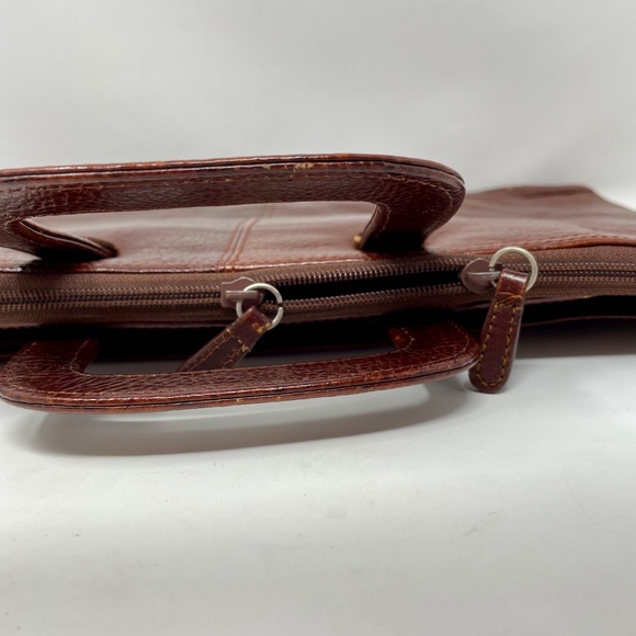 Wilson’s Vintage Brown Leather Briefcase - Picture 7 of 16